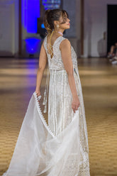 WHITE DAFFODIL DRESS